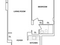 101 West 90th: Typical 1BR (Floorplan)