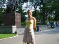 Central Park. A friendly Russian.