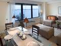 Waterside Plaza: Model Living Room