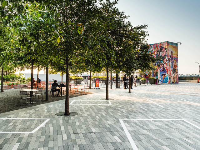 Hudson Yards is a short walk away.
