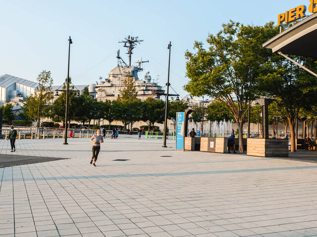 Less than a mile away from Pier 84.