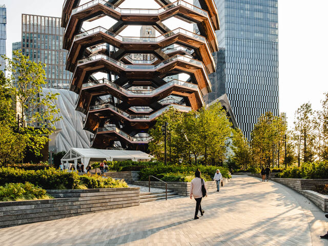 Nearby the Vessel at Hudson Yards.