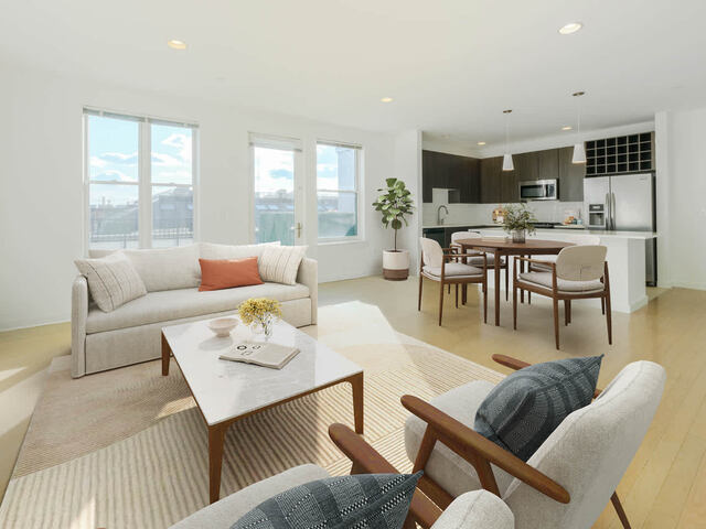 Living Room with Hard Surface Flooring