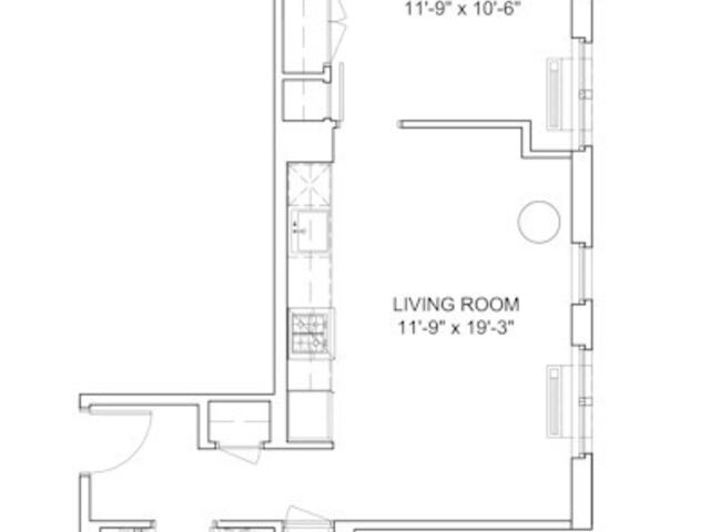 1-Bedroom at Instrata at Mercedes House