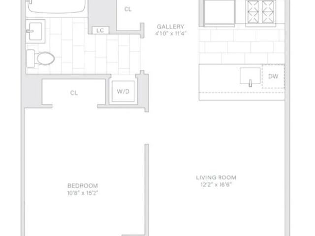 1-Bedroom at New York by Gehry