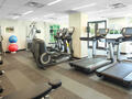 Fitness Center with View of Garden Terrace