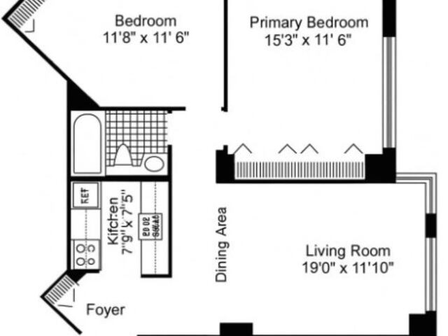 2-Bedroom at Liberty House
