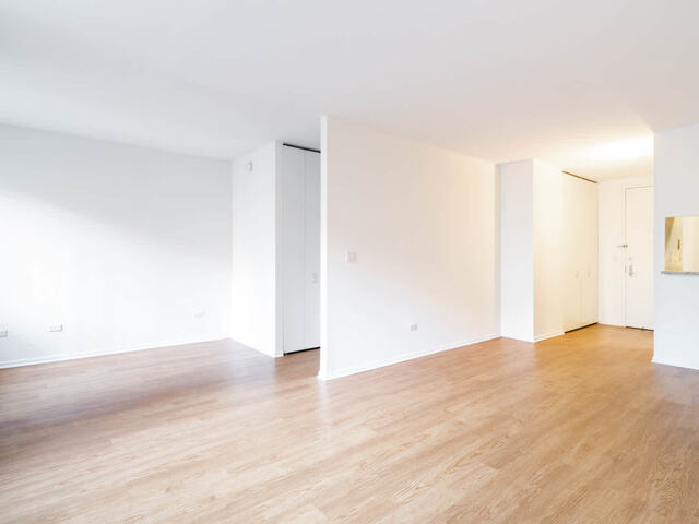 Studio Living Room with Hard Surface Flooring
