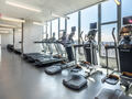 Fitness Center with Peloton Bikes and Yoga Studio