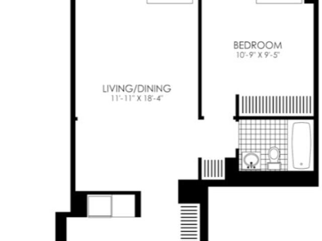 1-Bedroom at Midwest Court