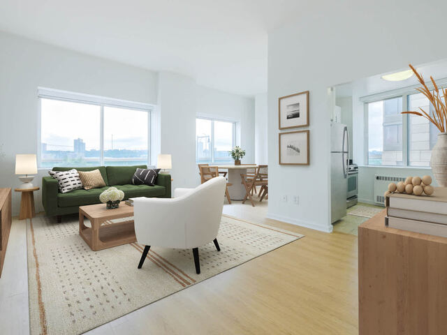Living Room with Hard Surface Flooring