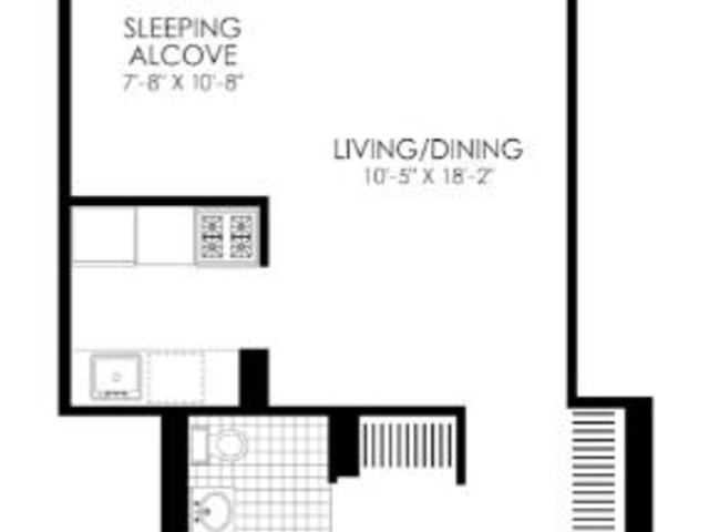 1-Bedroom at Midwest Court