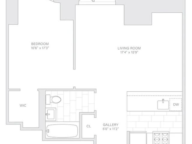 1-Bedroom at New York by Gehry