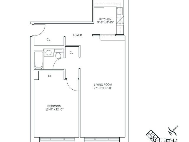 1-Bedroom at Newport: Atlantic