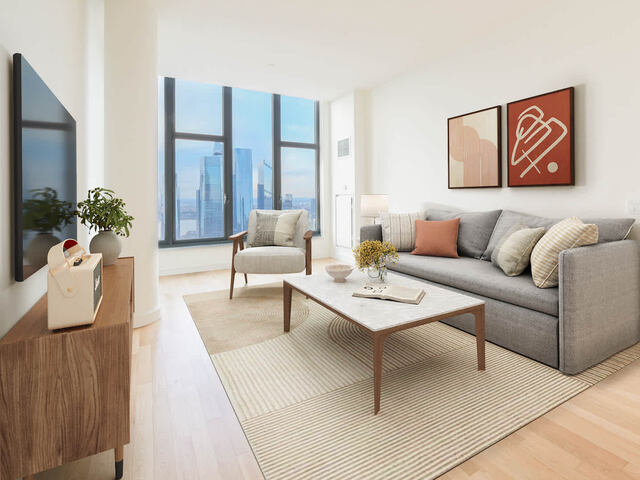 Living Room with Hard Surface Flooring