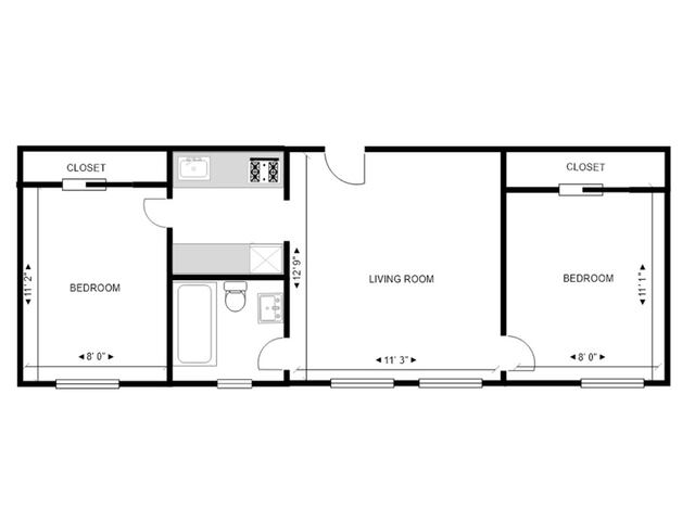 2-Bedroom at 225 Central Park North