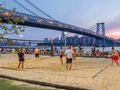 There are activities to enjoy at Domino Park.