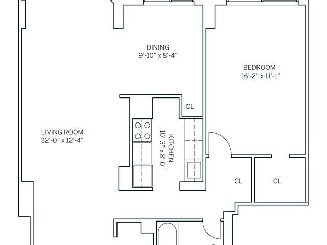 2-Bedroom at Newport: Waterside Square South