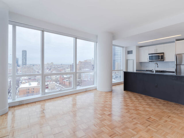 Living Room with Floor to Ceiling Windows