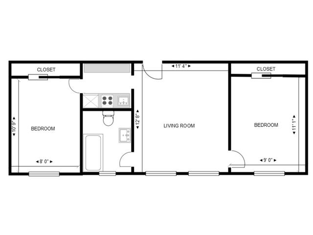2-Bedroom at 225 Central Park North