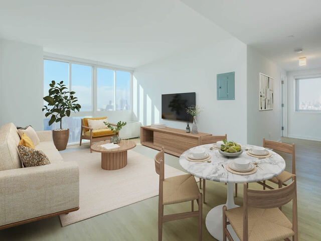 Living Room with Hard Surface Flooring