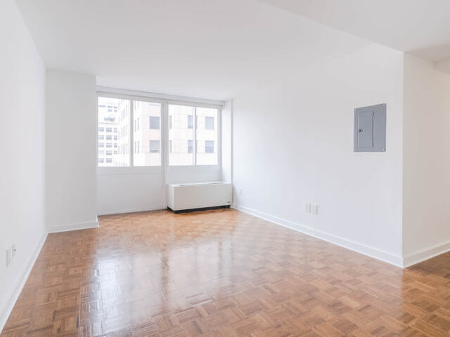 Living Room with Parquet Flooring