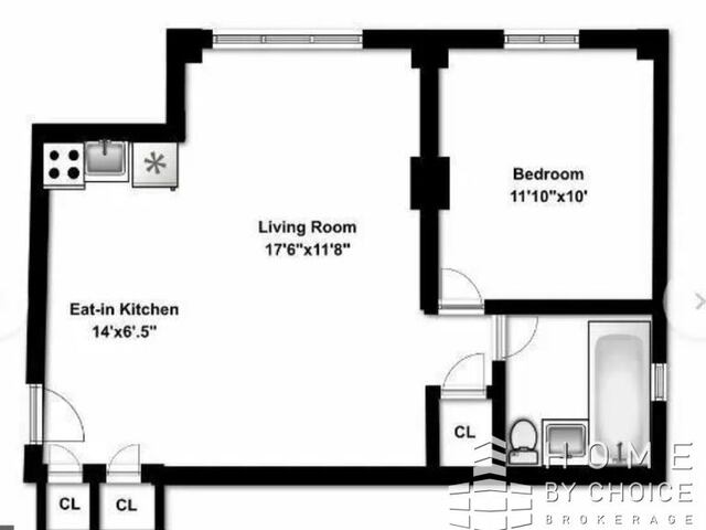 1-Bedroom at The Ivey Delph Apartments