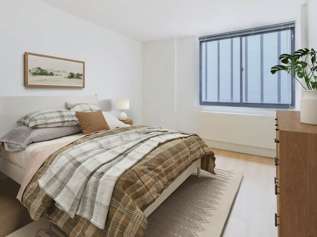 Bedroom with Hard Surface Flooring
