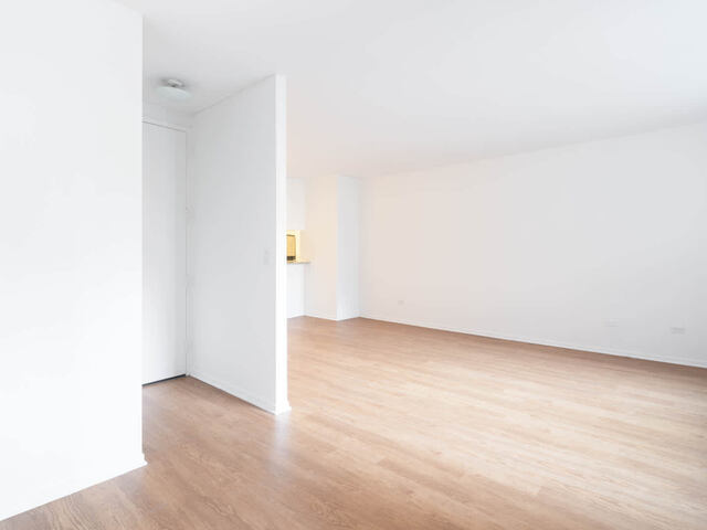 Studio Living Room with Hard Surface Flooring