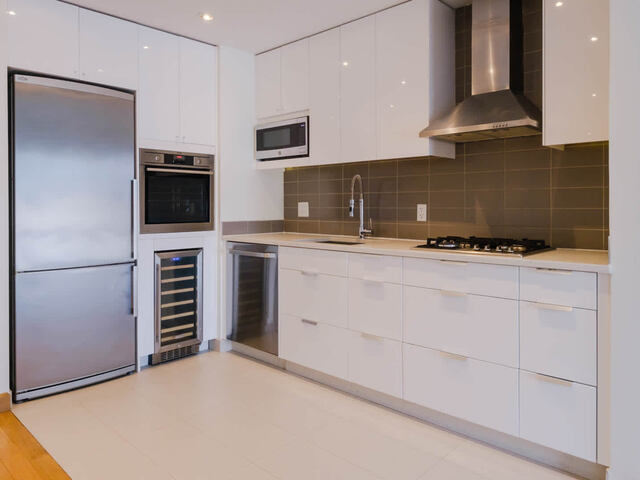 Kitchen with Stainless Steel Appliances