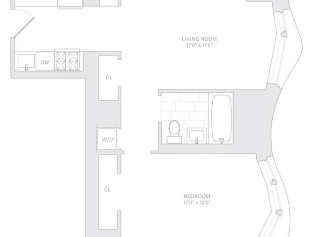 1-Bedroom at New York by Gehry