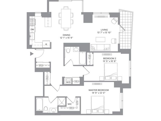 2-Bedroom at Newport: Laguna