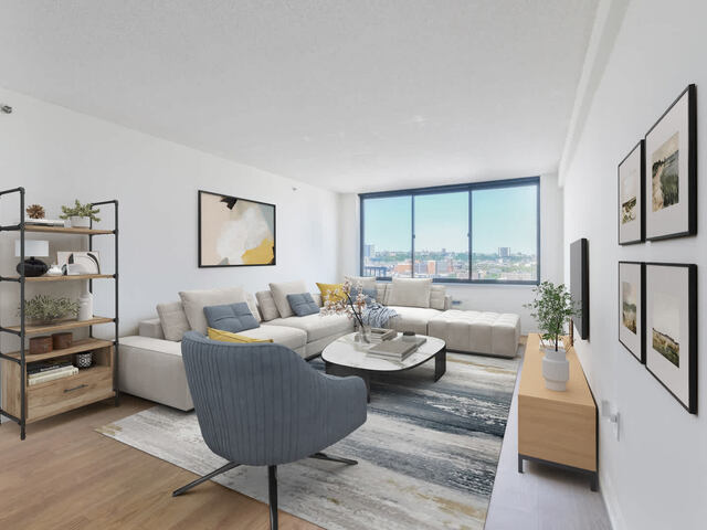 Living Room with Hard Surface Flooring
