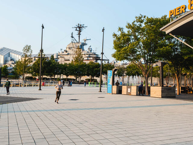 Explore Pier 84, less than a mile away.