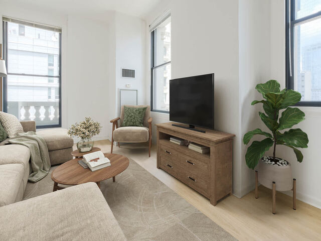 Living Room with Hard Surface Flooring