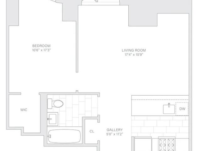 1-Bedroom at New York by Gehry