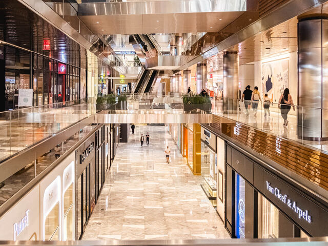 Visit the upscale retailers at The Shops & Restaurants at Hudson Yards.