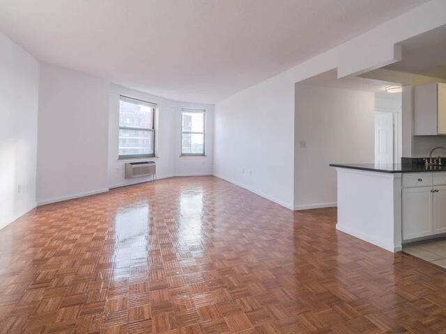 Living Room with Parquet Flooring