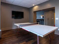 Game Room with Table Tennis and Flat-Screen TV