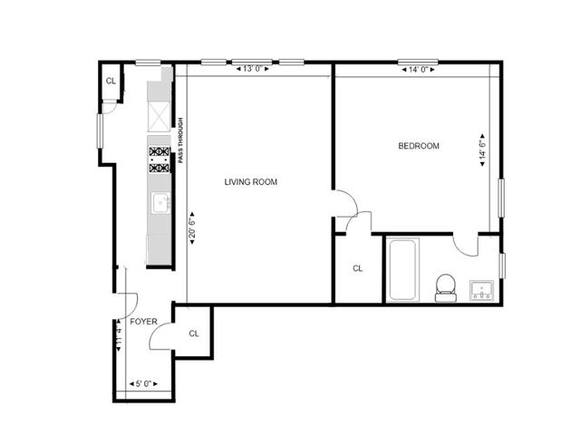 1-Bedroom at 200 West 90th Street