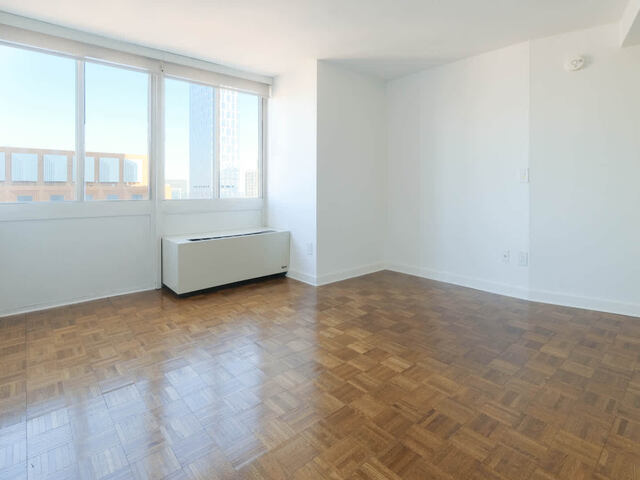 Studio with Parquet Flooring