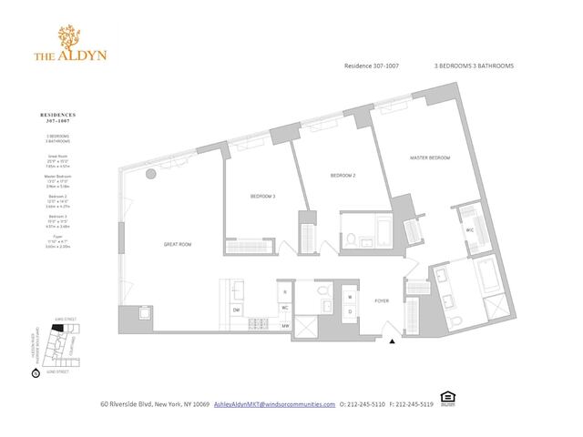 3-Bedroom at The Aldyn