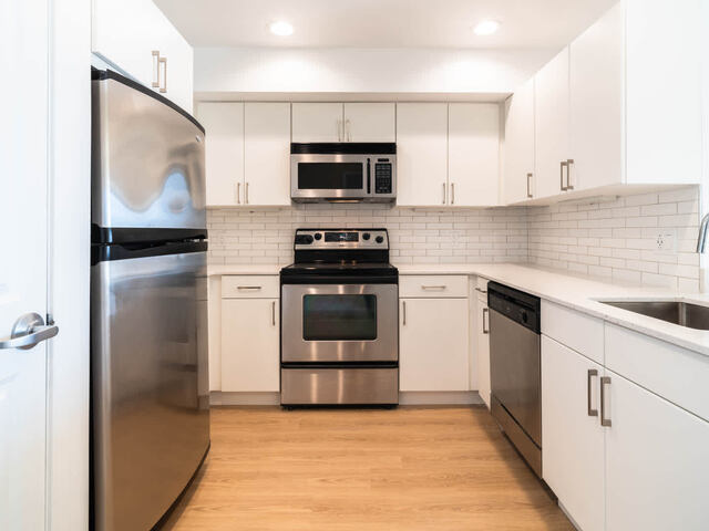 Kitchen with Stainless Steel Appliances