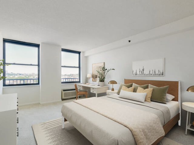 Carpeted Bedroom