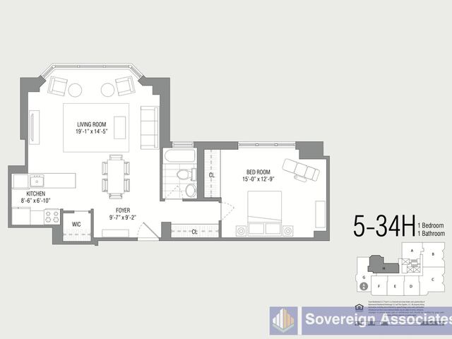 1-Bedroom at The Hamilton