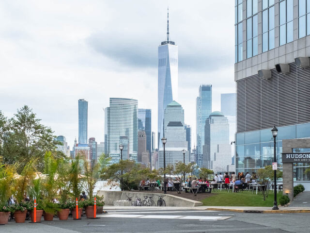 NYC is just a quick trip across the Hudson River.