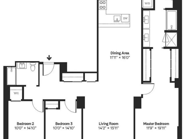 3-Bedroom at 146 Pierrepont Street