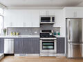 Kitchen with Gas Stove and Stainless Steel Appliances