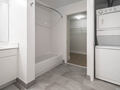 Bathroom with In-home washer and Dryer