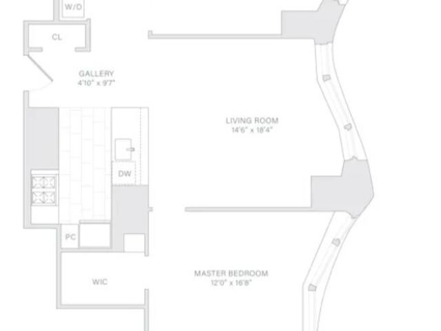 2-Bedroom at New York by Gehry